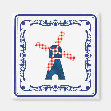 Dutch windmill, windmolen magnets