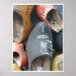 Dutch Wooden Shoes/ Clogs Poster posters