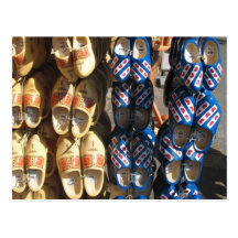 Dutch Wooden Shoes Photo Postcard