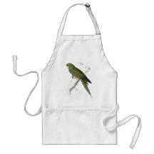 Dwarf Parrakeet-Maccaw by Edward Lear Aprons