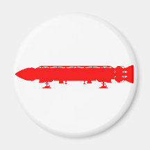 Dwarf Ship Fridge Magnet