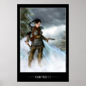 Dwarven Huntress posters