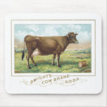 Dwights Cow Brand Soda Cow Trading Card Mousepads