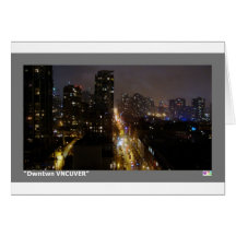 Dwntwn VNCUVER Note Card 5.6" x 4"
