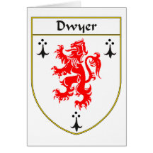 Dwyer Coat of Arms/Family Crest Greeting Cards