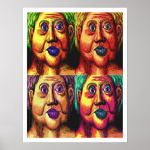 'Dye-Anna X4' Poster