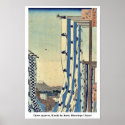 Dyers quarter, Kanda by Ando, Hiroshige Ukiyoe posters