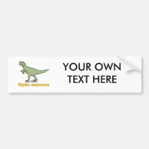 Dyke-osaurus Bumper Sticker