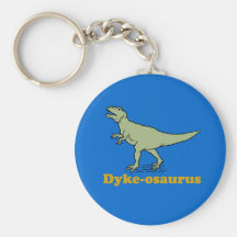 Dyke-osaurus Keychains