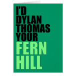 Dylan Thomas, Fern Hill cards