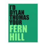 Dylan Thomas, Fern Hill postcards