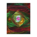 Dynamic Connections Abstract Art Postcard