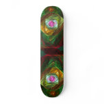 Dynamic Connections Abstract Art  Skateboard