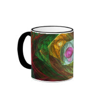 Dynamic Connections Abstract Coffee Mug