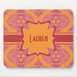 Dynamic Damask Pink, Orange and Red