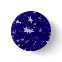 Dynamic Starfield: White Stars on Blue Background