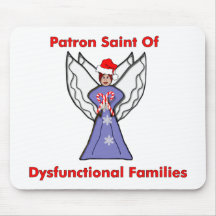 Dysfunctional Families Angel Mouse Mat