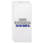 Dyslexia Is Not Contagious.. rack cards