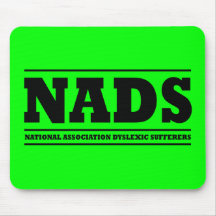 Dyslexic humor mousepads