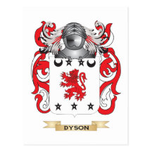 Dyson Coat of Arms Postcards
