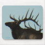 E0011 Bull Elk silhouette profile Mousepads