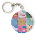 E.A.S.E chair goes Warhol - Keyring keychains