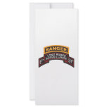 E Co 51st Infantry LRS Scroll, Ranger Tab rack cards