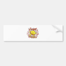 E-Damme Tight Leopardprint Underpants Bumper Stickers