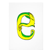 e dragon personalized announcement