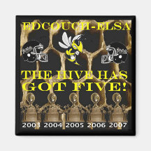 E-E "Hive Has Five" District Champs Magnet