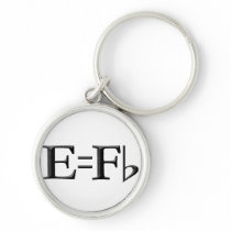 e=f flat kechain key chains