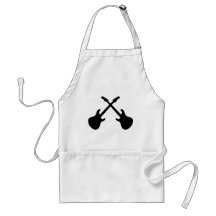 E Guitars Crossed Apron