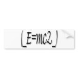 (_E=mc2_) bumper stickers