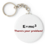 E=mc3 keychains