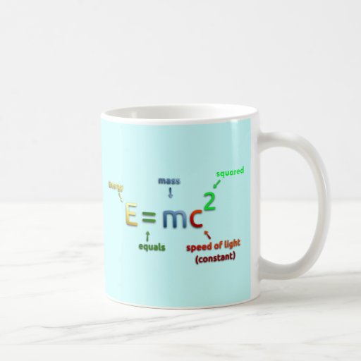 MC^2. E equals MC Squared Coffee Mug | Zazzle