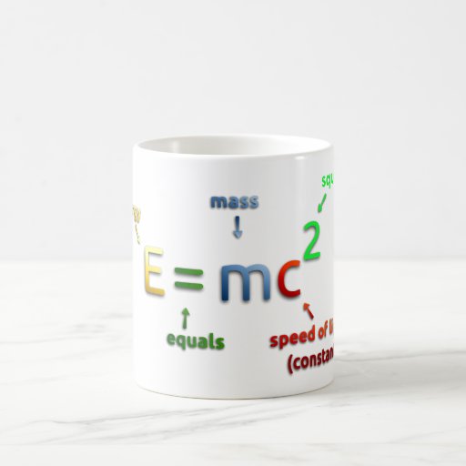 MC^2. E equals MC Squared Mug | Zazzle