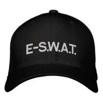 E-S.W.A.T. EMBROIDERED BASEBALL CAP