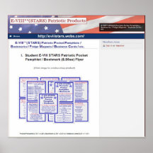 E-VIII**(STARS) Patriotic Pocket Pamphlets Print