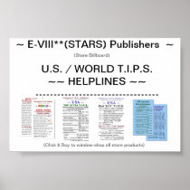 E-VIII**(STARS) Publishers -- Store Billboard -- Poster