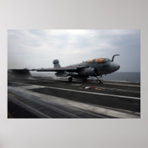 EA-6B Prowler assigned to USS Dwight D. Eisenhower Posters