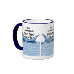 Each drop counts mugs