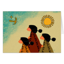 Eagle Admiration Greeting Card