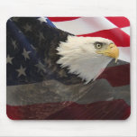 Eagle and Flag Mouse Pads