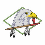 Eagle and Peace Pipe embroidered shirts