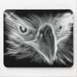 eagle face mouse mat