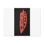 Eagle Feather Design Post Card