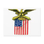 Eagle Flag and Cannons Postcard