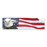 Eagle flag bumper sticker bumper stickers