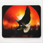 Eagle & Flames Mouse Pads