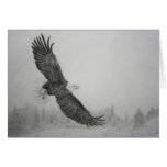 Eagle flying Card